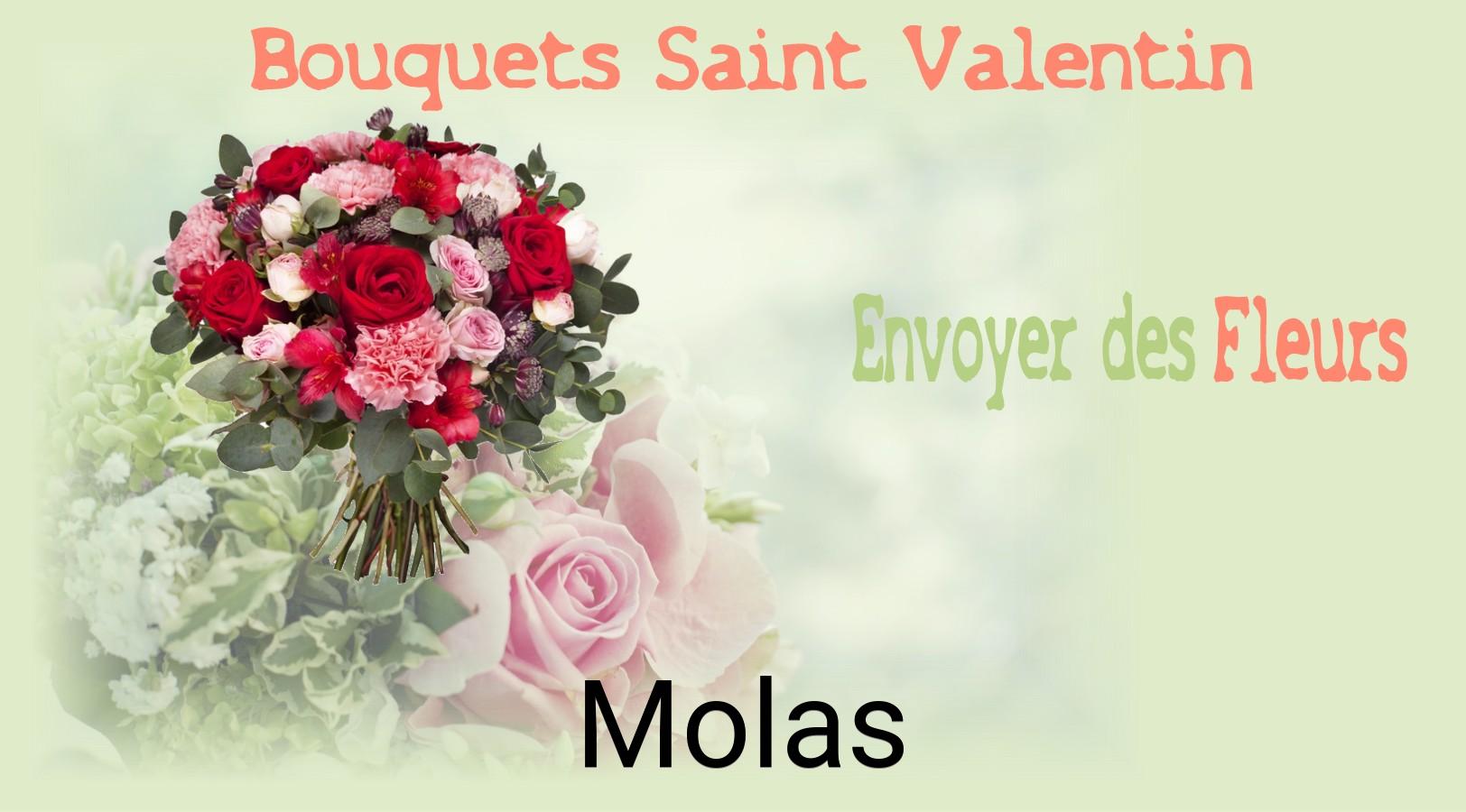 Roses de Saint-Valentin livrées à Molas